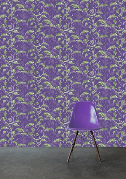 Leaf Stripe Purple